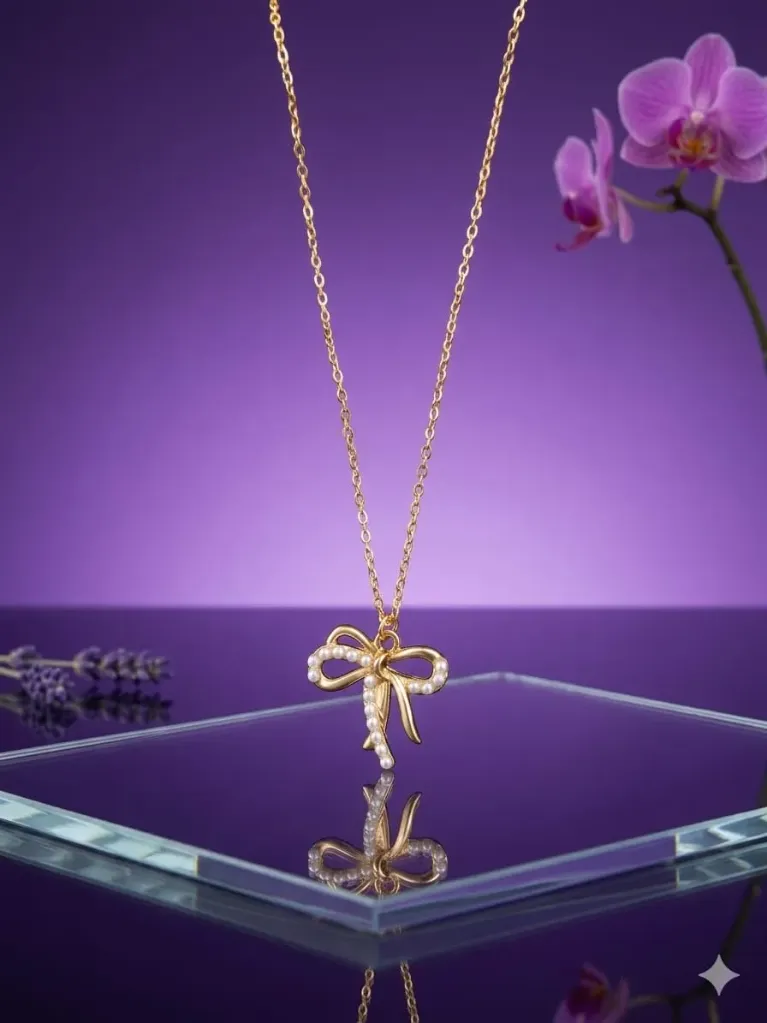 Daily wear Bow neckchain